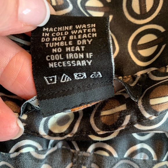 BCBGMaxAzria botton front short sleeve PJ pajama top - Picture 8 of 8